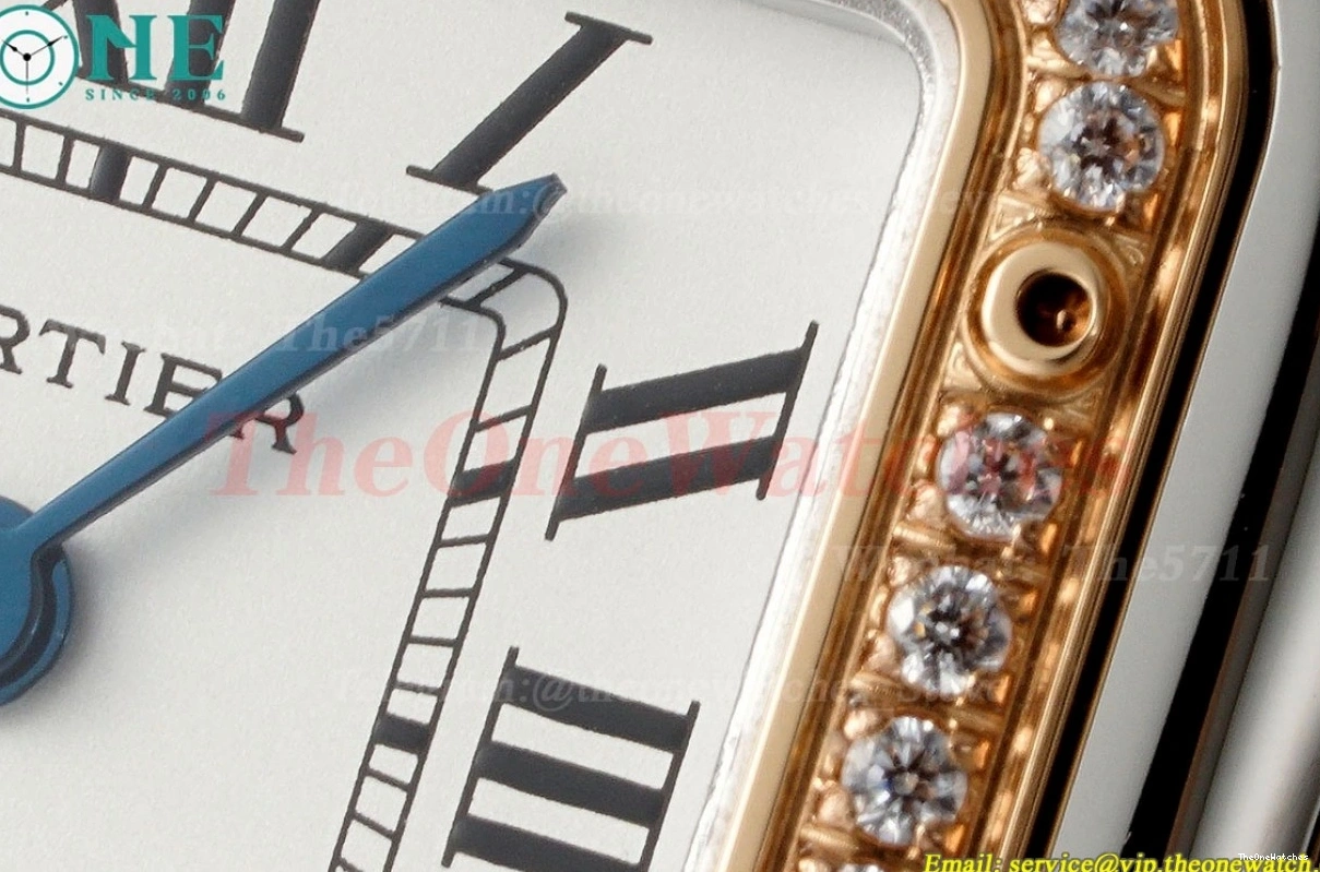 White RG Panthere AF Quartz Ladies Dia 22mm Secrete Small De SS 0521